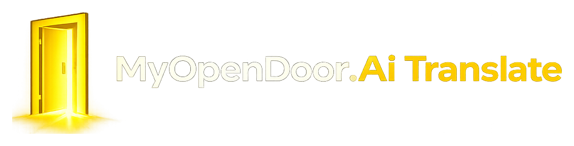 MyOpenDoor.Ai Translate